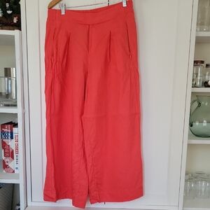 Athleta Playa Linen Crop Pant Sz 10